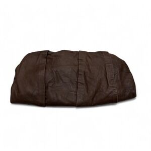 Y2K Liz Claiborne Brown Leather Clutch Hand Bag‎